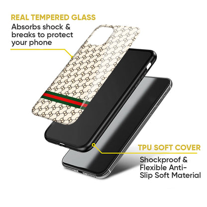 Luxurious Pattern Glass Case for Google Pixel 8A