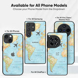 Fly Around The World Glass Case