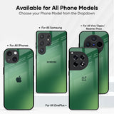 Green Grunge Texture Glass Case
