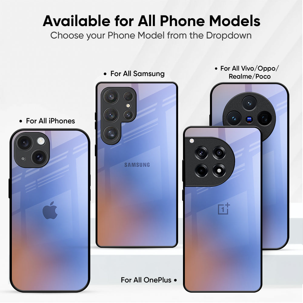 Blue Aura Glass Case