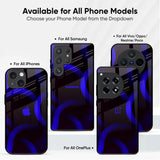 Blue Ring Light Glass Case