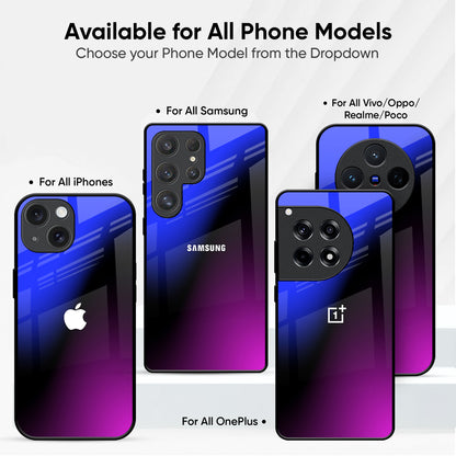 Viola Gradient Glass Case