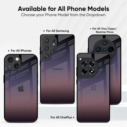 Grey Ombre Glass Case