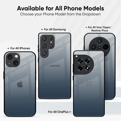 Smokey Grey Color Glass Case