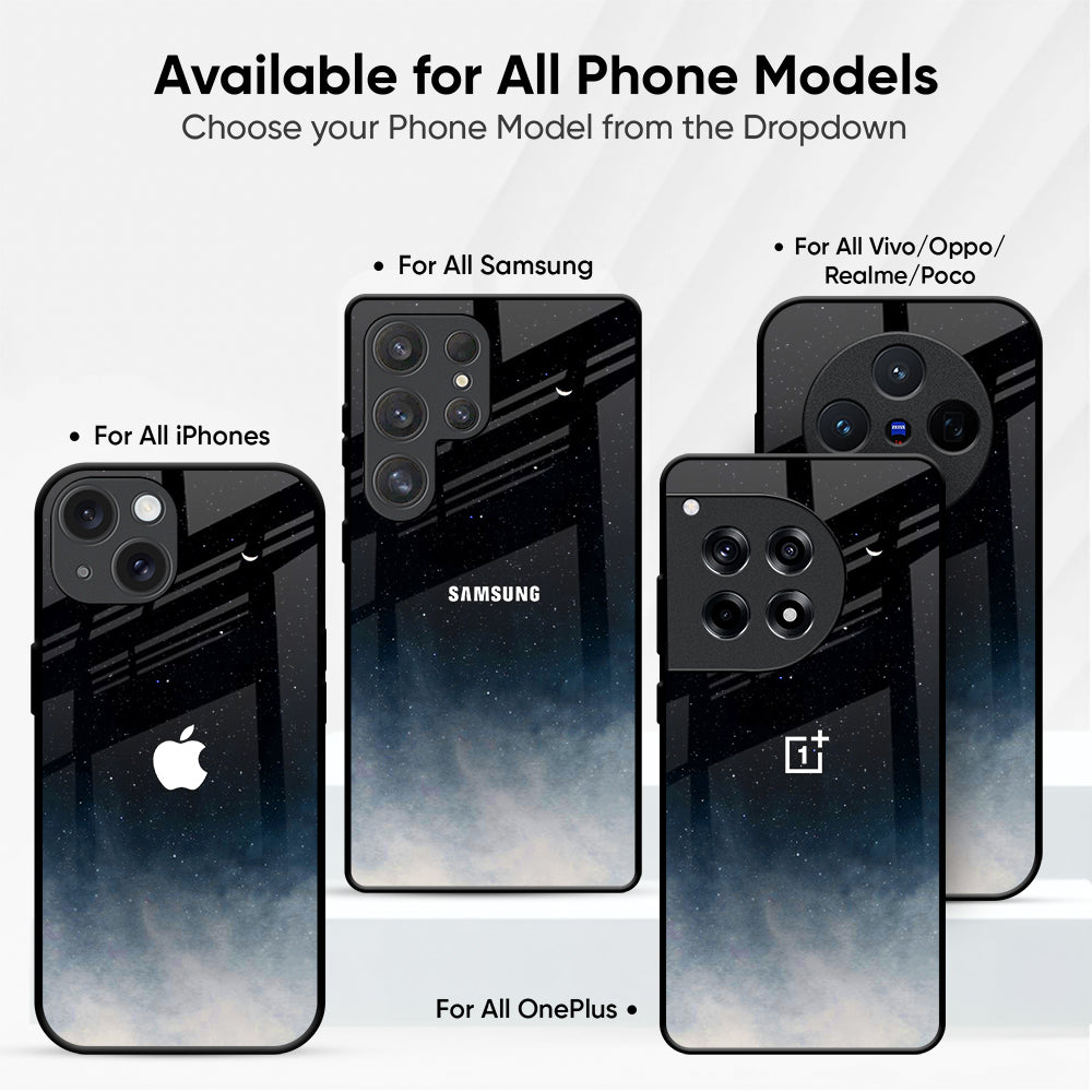 Aesthetic Sky Glass Case