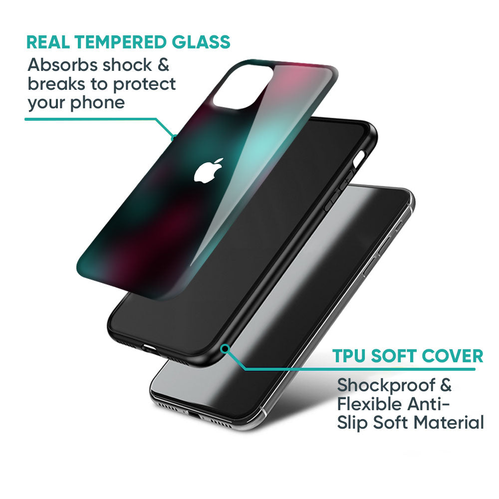 Dark Gradiant Glass Case for iPhone 16 Pro Max