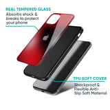 Red Garnet Glass Case for iPhone 16