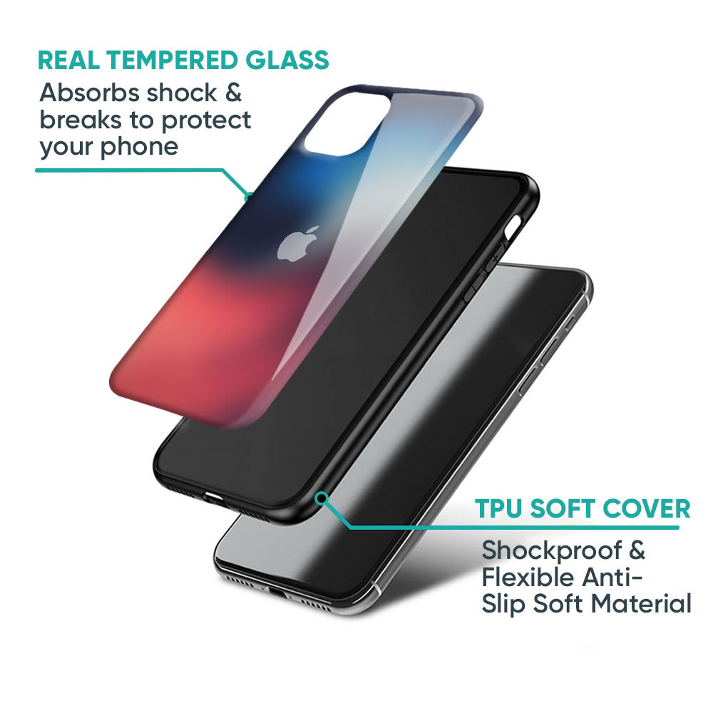 Cosmic Fusion Glass Case for iPhone 16 Pro Max