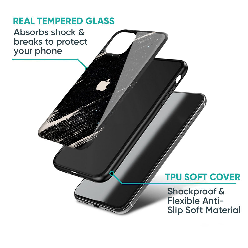Galaxy Art Glass Case for iPhone 16 Pro Max