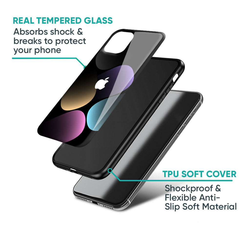 Color Icon Glass Case for iPhone 16 Pro Max