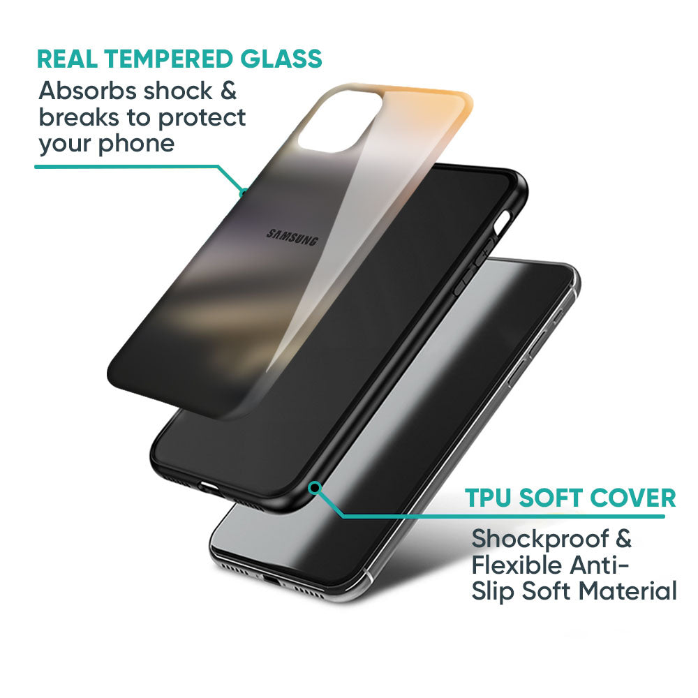 Minimalist Ombre Glass Case for Samsung Galaxy M35 5G