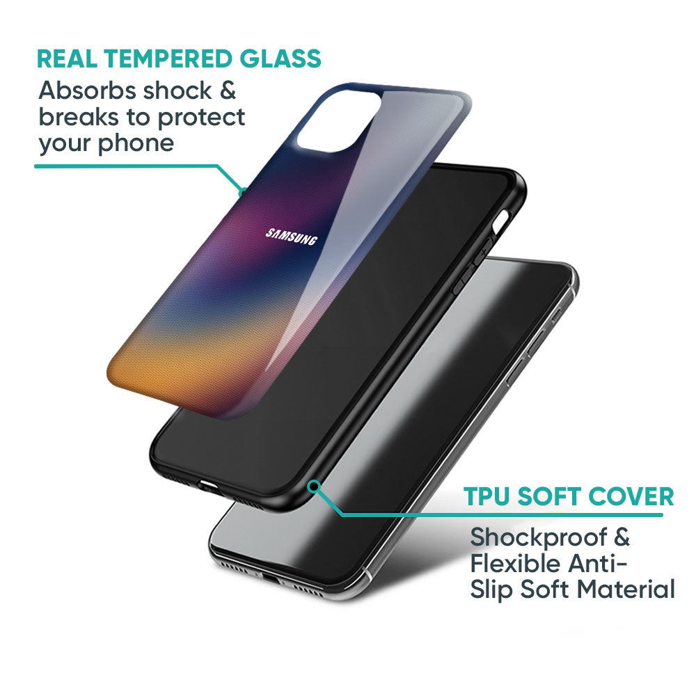 Strippy Ocean Glass Case for Samsung Galaxy M35 5G