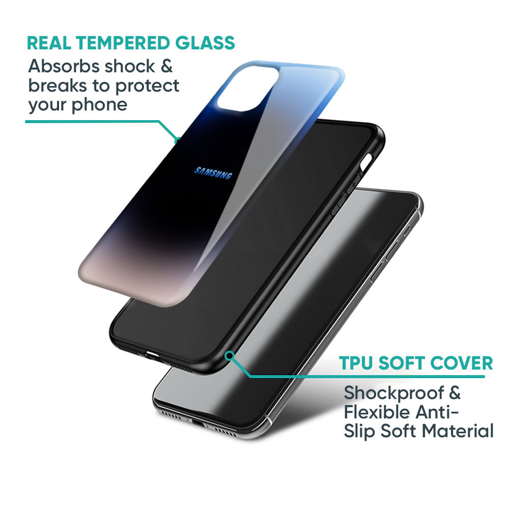Evil Blue Glass Case for Samsung Galaxy M35 5G