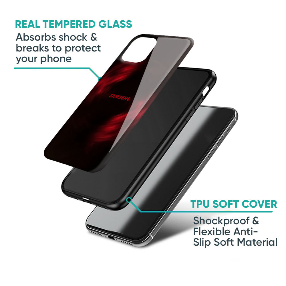 Pirouette Red Glass Case for Samsung Galaxy M35 5G