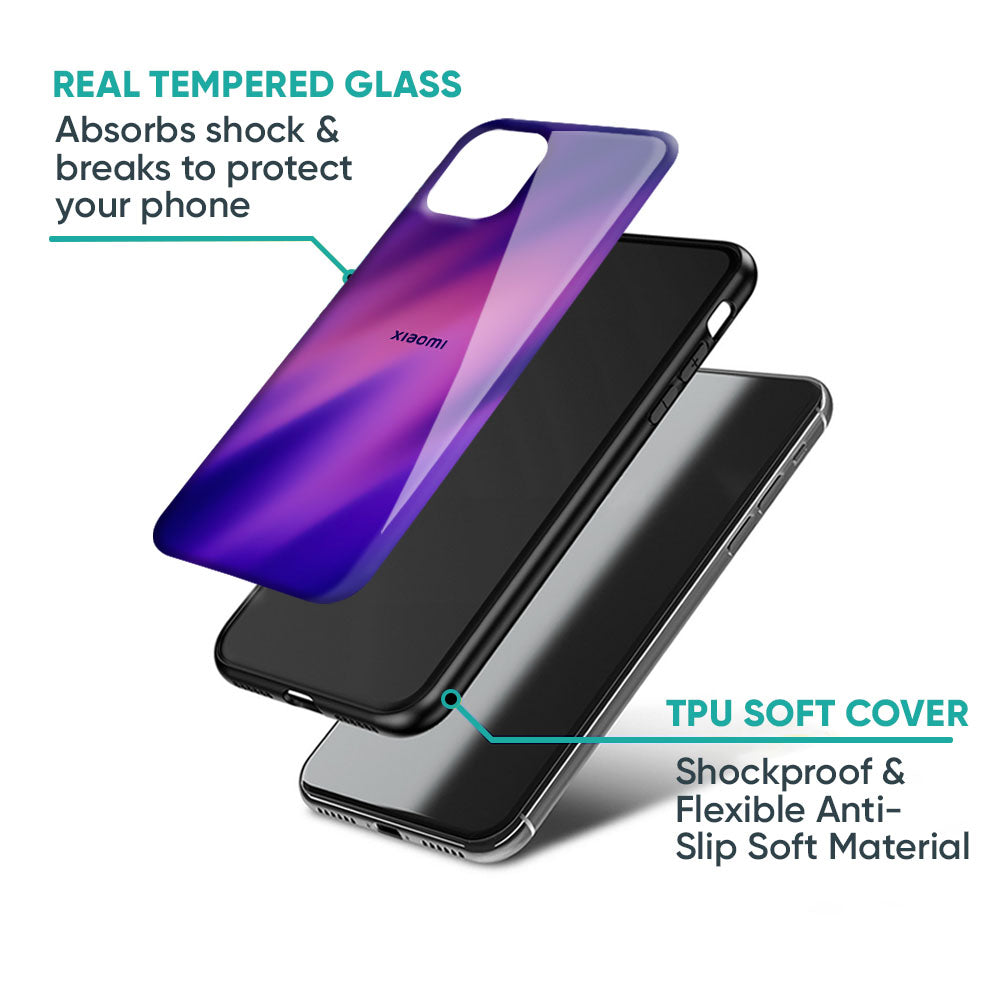 Pink Thunder Glass Case for Redmi Note 14 5G