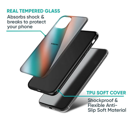 Melted Emerald Glass Case for Redmi Note 14 5G