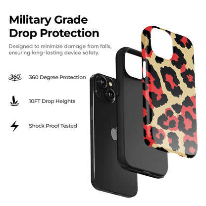 Red Leopard Print