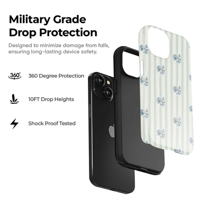 Ditsy Stripe Tough Case