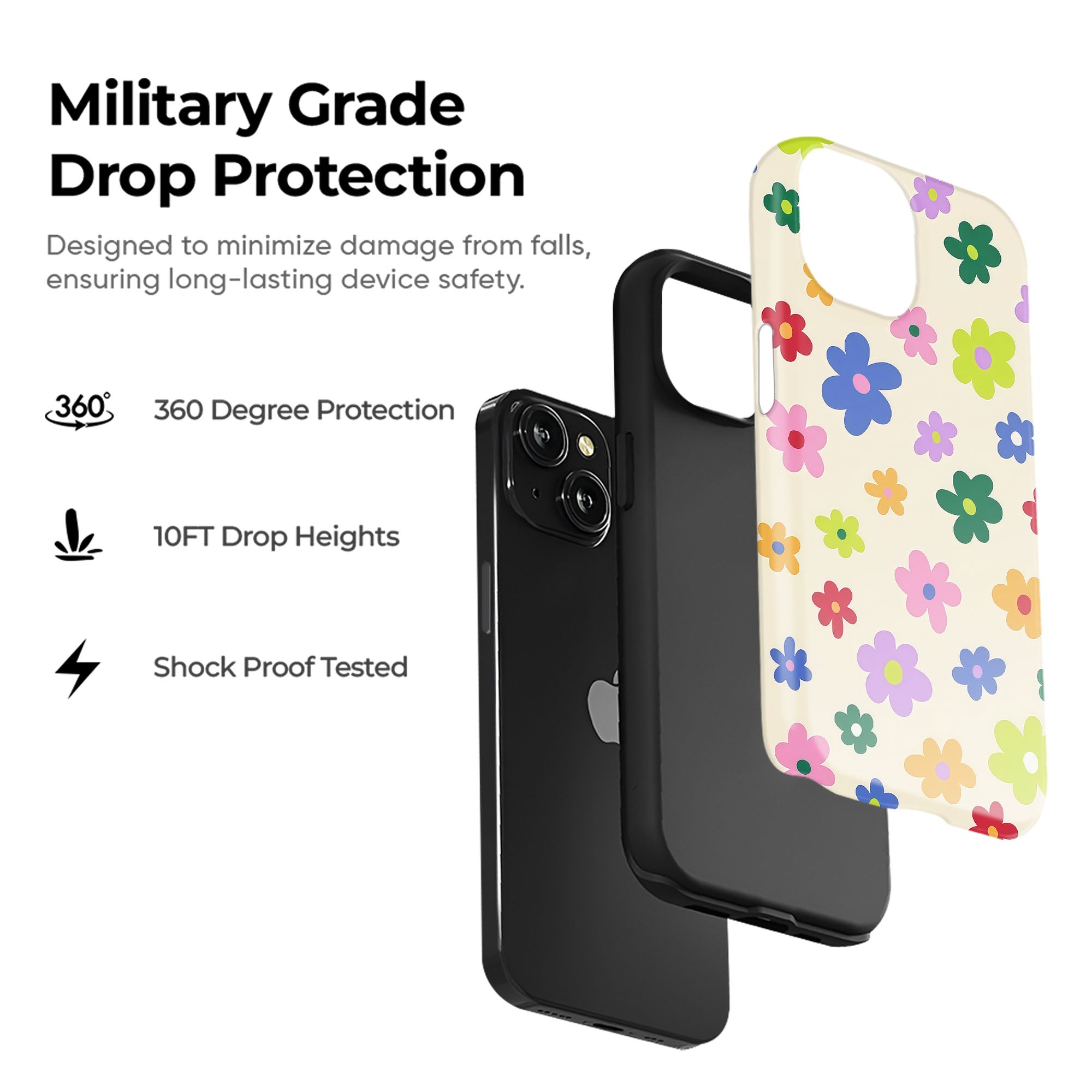 Rainbow Field Tough Case