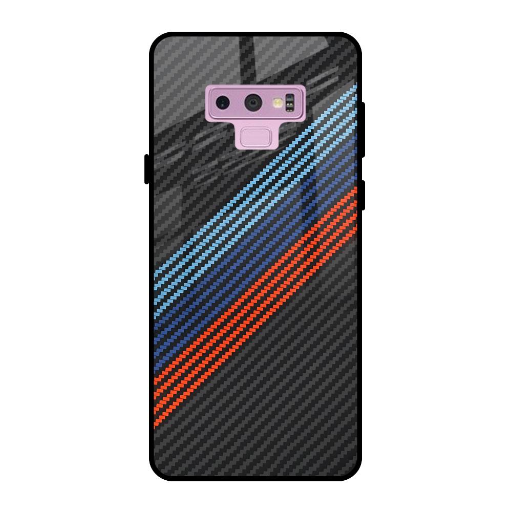 Carbon Inspired Samsung Galaxy Note 9 Glass Back Cover Online