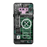 Green Camo Circuit Samsung Galaxy Note 9 Glass Back Cover Online