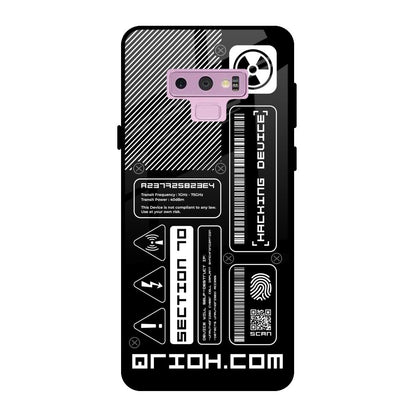 Futuristic Art Samsung Galaxy Note 9 Glass Back Cover Online