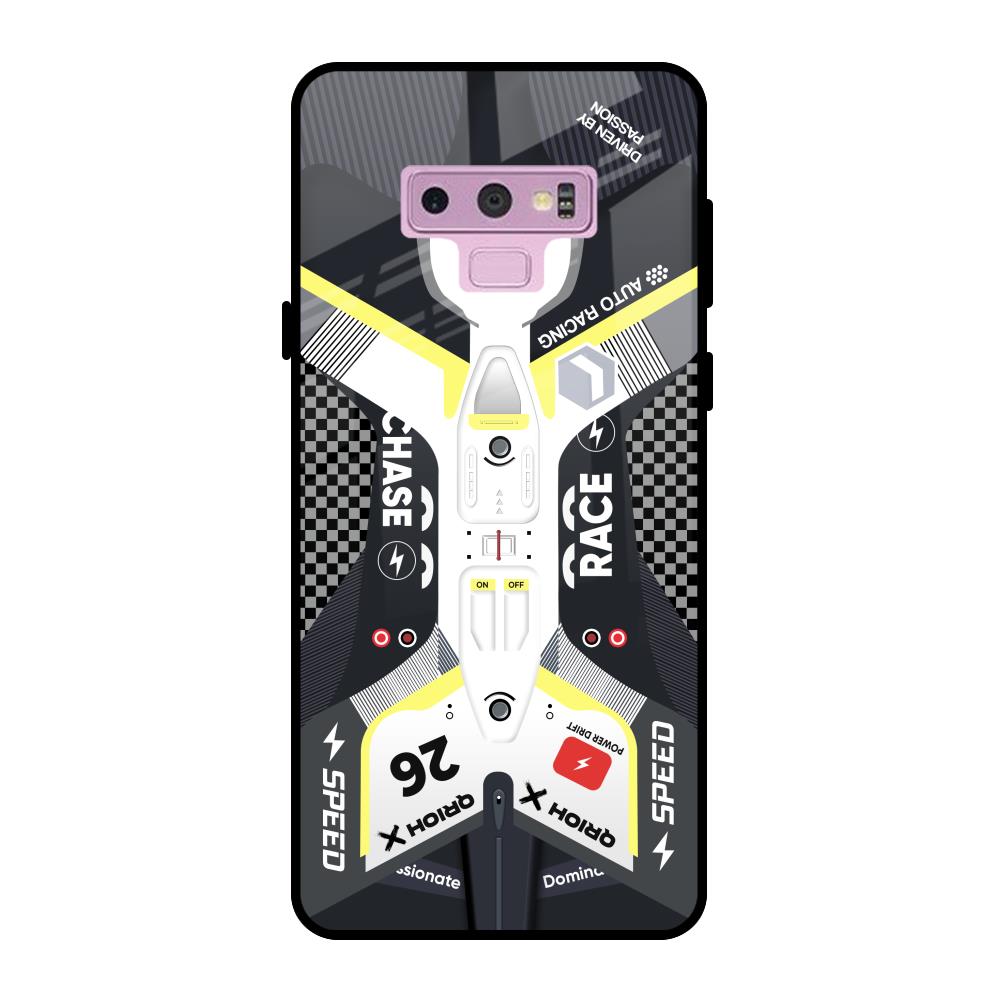 Car Enthusiast Samsung Galaxy Note 9 Glass Back Cover Online
