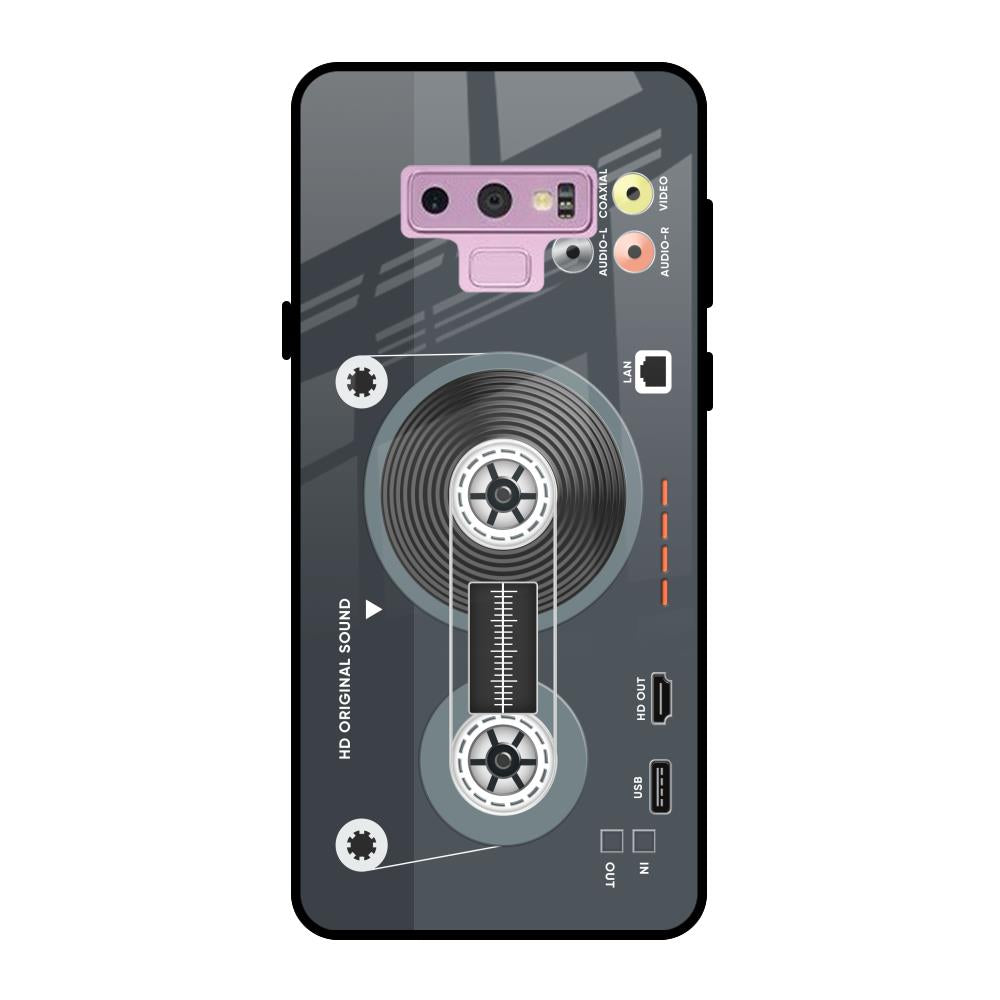 Retro Recorder Samsung Galaxy Note 9 Glass Back Cover Online