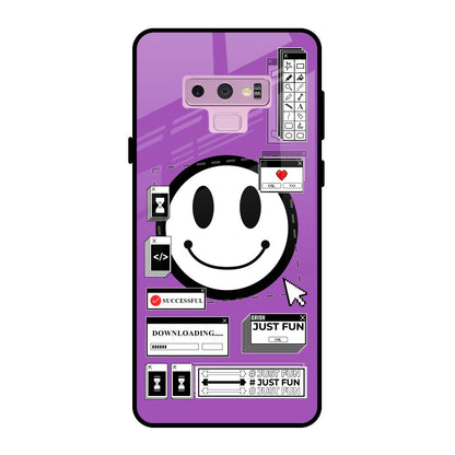 Code with Smile Samsung Galaxy Note 9 Glass Back Cover Online
