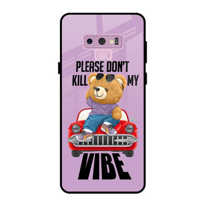 Don't Kill My Vibe Samsung Galaxy Note 9 Glass Back Cover Online