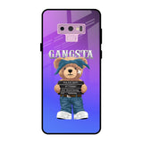 Gangsta Bear Samsung Galaxy Note 9 Glass Back Cover Online