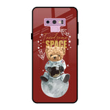 Astronaut Bear Samsung Galaxy Note 9 Glass Back Cover Online