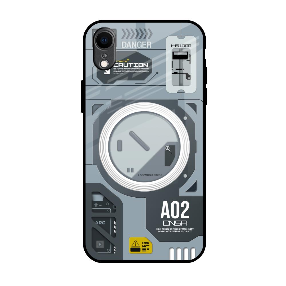 Modern Technology iPhone XR Glass Back Cover Online