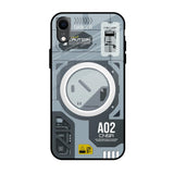 Modern Technology iPhone XR Glass Back Cover Online