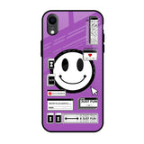 Code with Smile iPhone XR Glass Back Cover Online