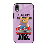 Don't Kill My Vibe iPhone XR Glass Back Cover Online