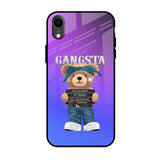 Gangsta Bear iPhone XR Glass Back Cover Online