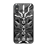 Monochrome Magic iPhone XS Glass Back Cover Online