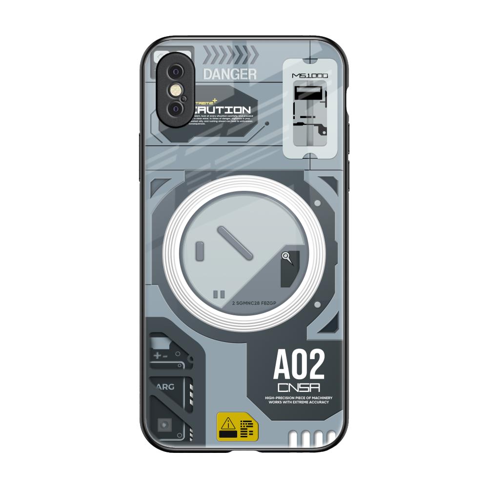 Modern Technology iPhone XS Glass Back Cover Online