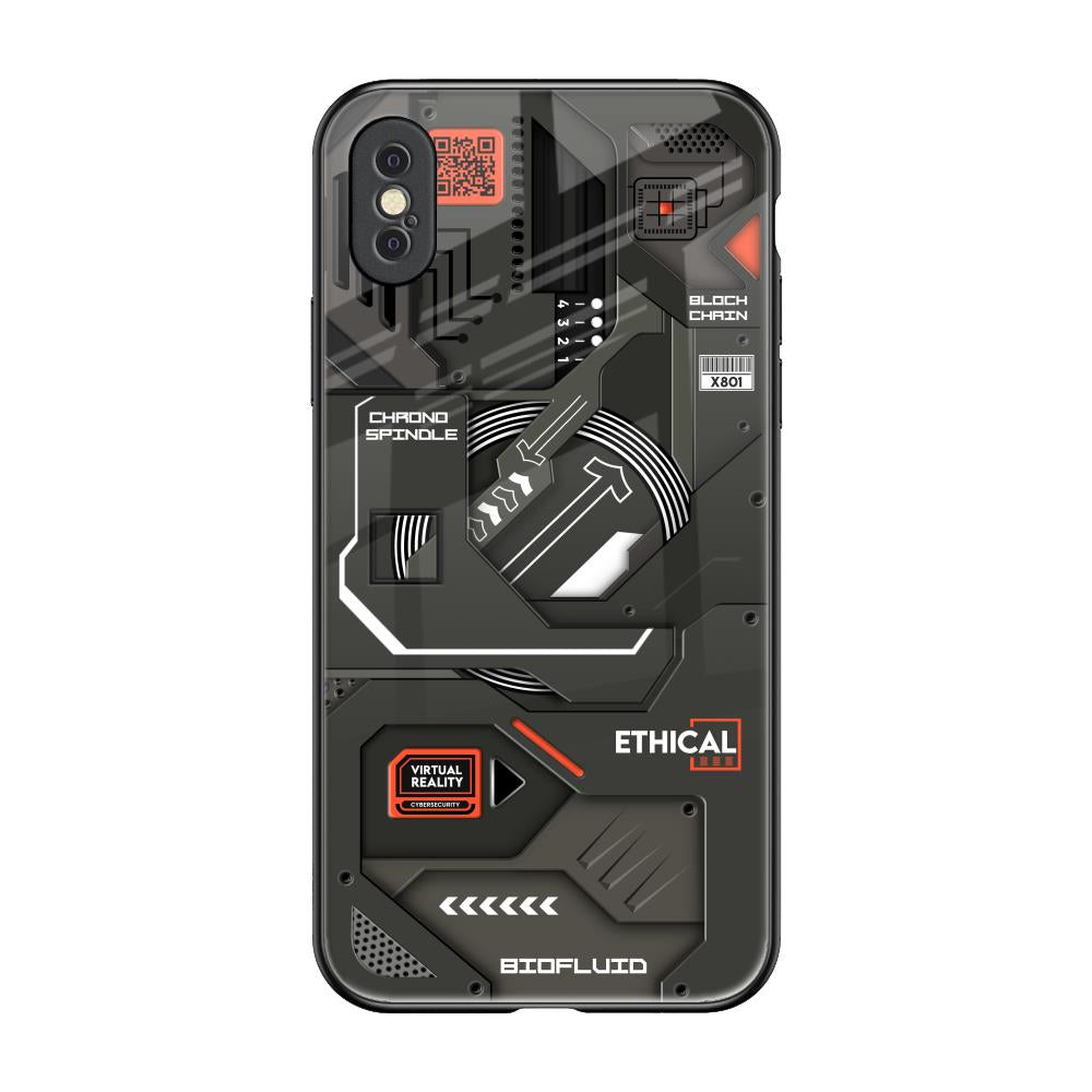 Tech Aesthetics iPhone XS Glass Back Cover Online