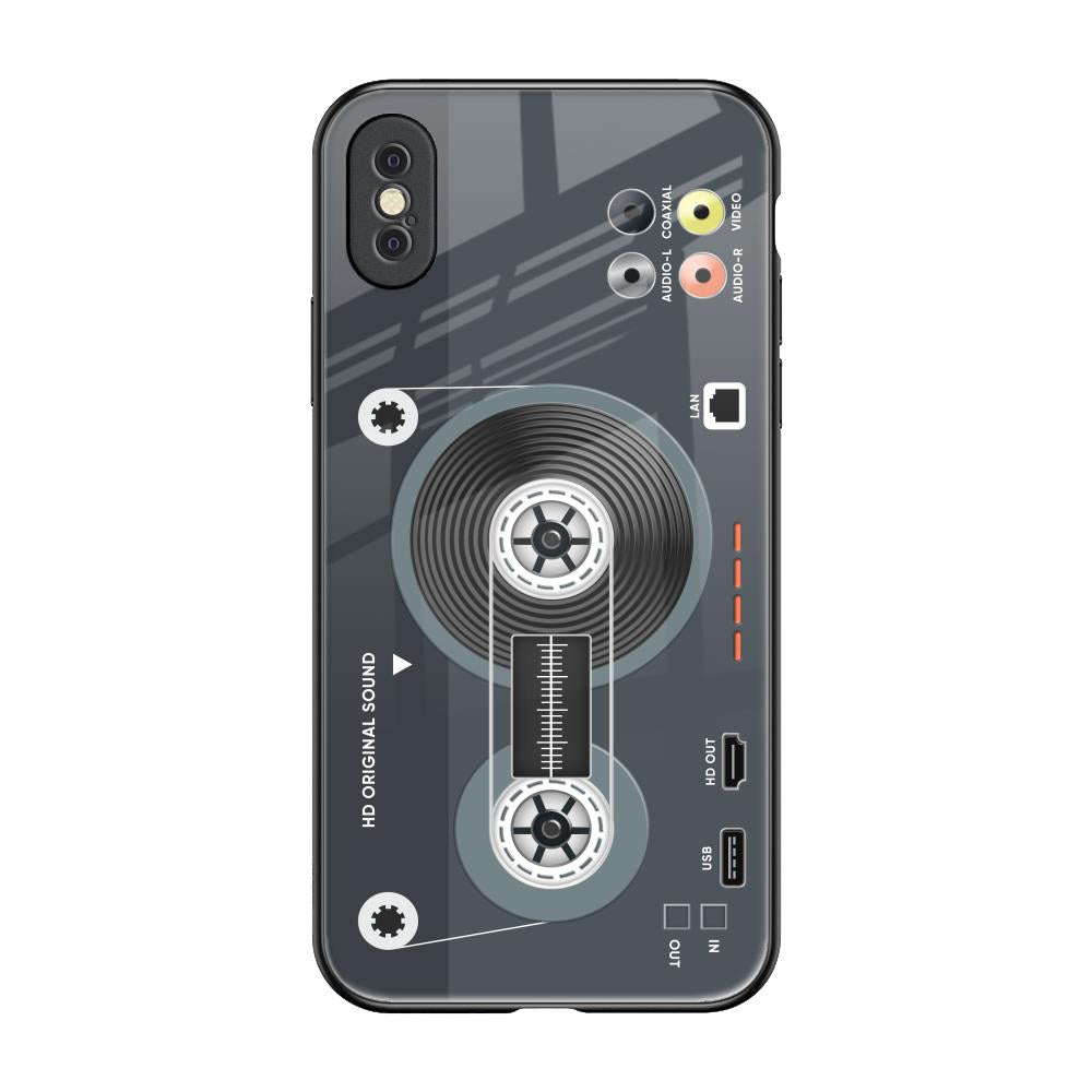Retro Recorder iPhone XS Max Glass Back Cover Online