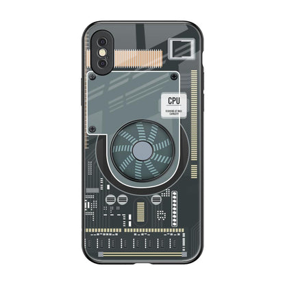 Motherboard Circuit iPhone XS Max Glass Back Cover Online