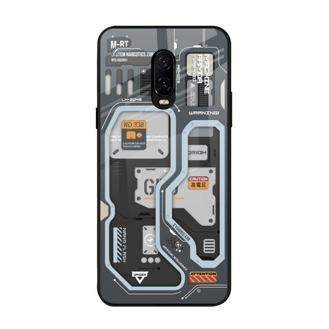 Retro Futuristic OnePlus 6T Glass Back Cover Online