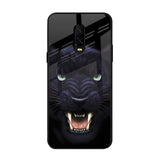 Angry Black Leopard OnePlus 6T Glass Back Cover Online