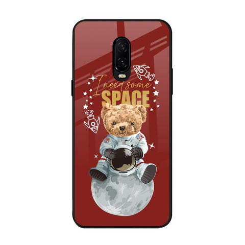 Astronaut Bear OnePlus 6T Glass Back Cover Online
