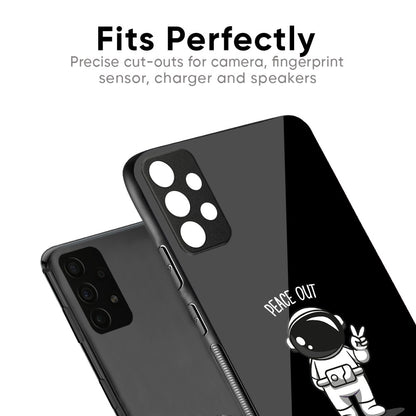 Peace Out Astro Glass Case for Samsung Galaxy M56 5G