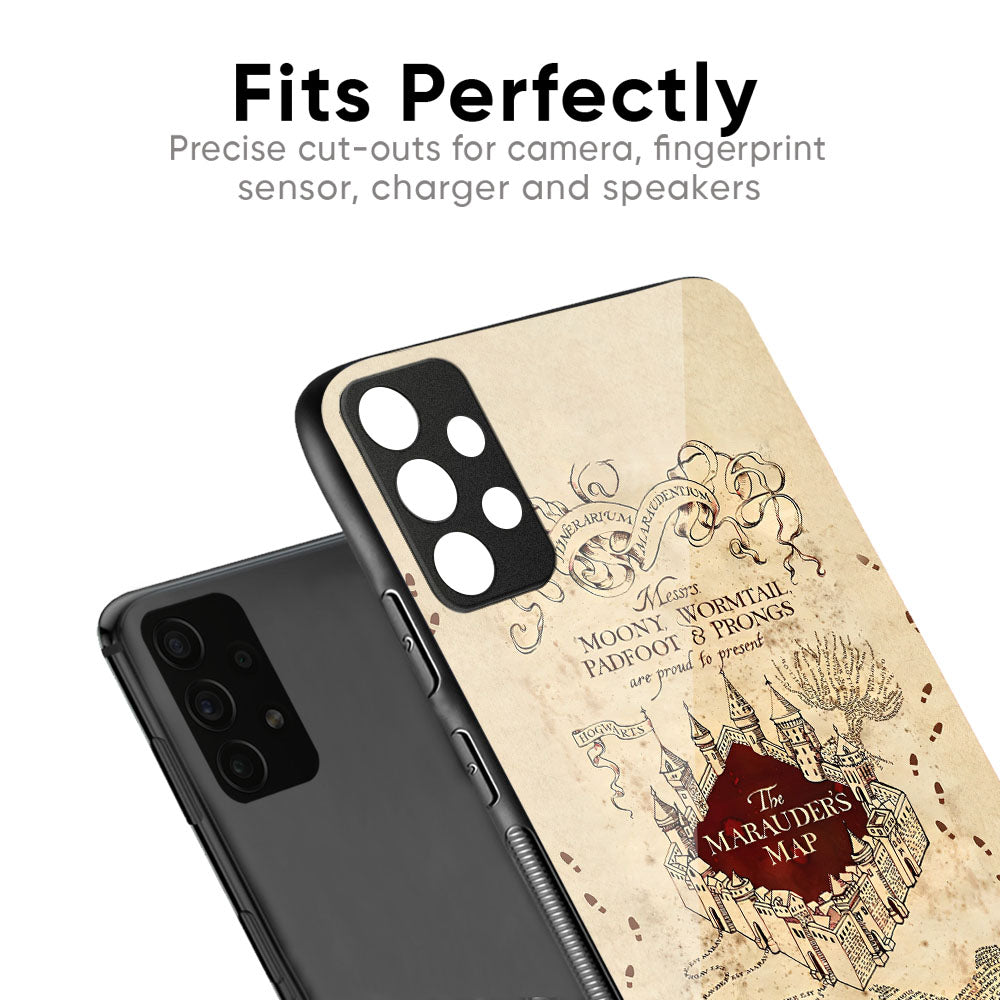 Magical Map Glass Case for Samsung Galaxy M56 5G