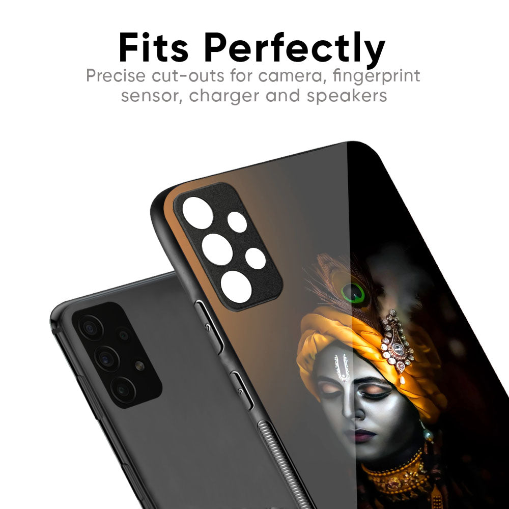 Ombre Krishna Glass Case for Vivo V50e 5G