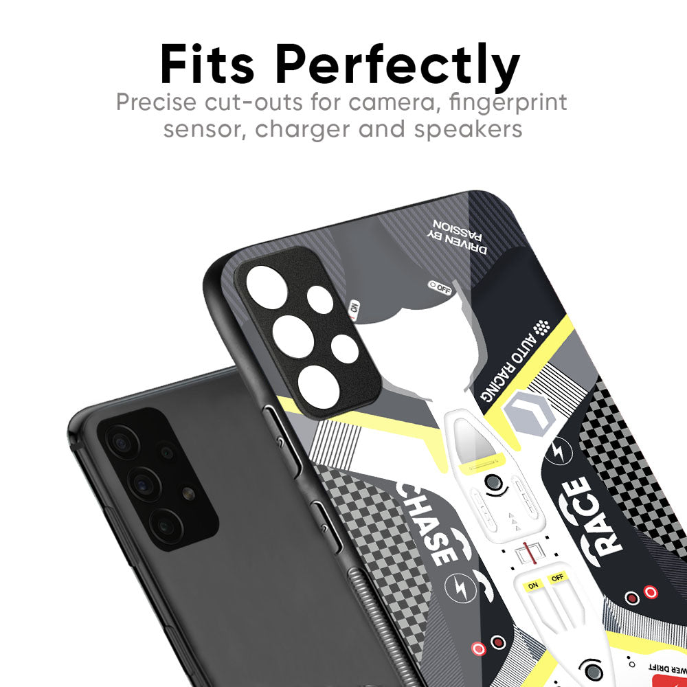 Car Enthusiast Glass Case for Samsung Galaxy M56 5G