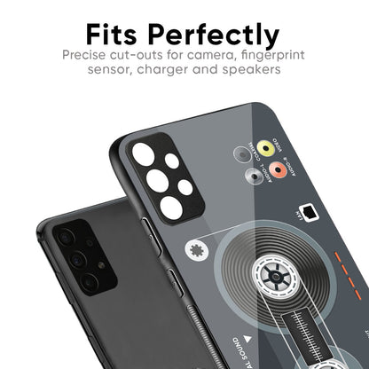 Retro Recorder Glass Case for Samsung Galaxy M56 5G